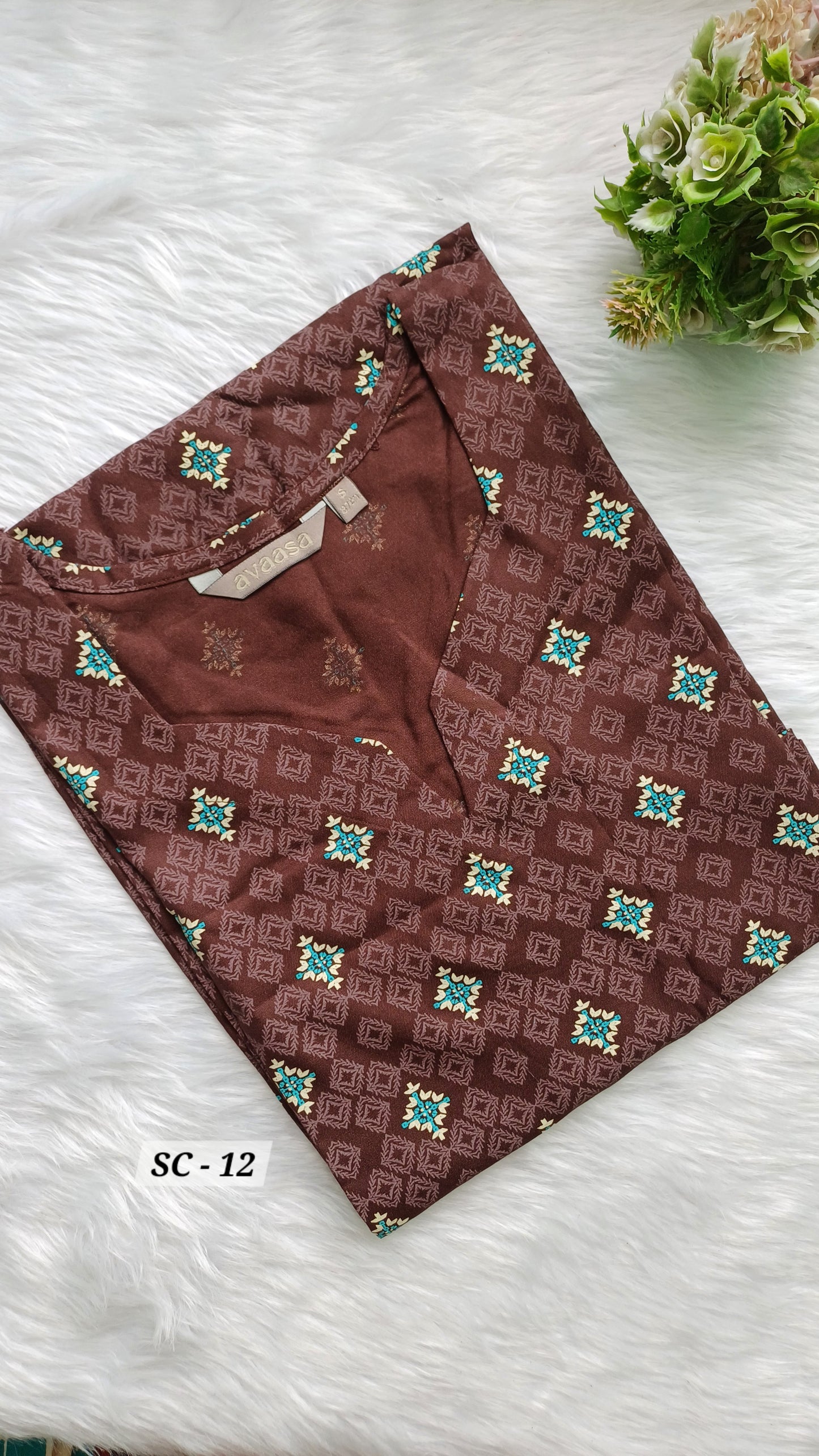 BROWN KURTI