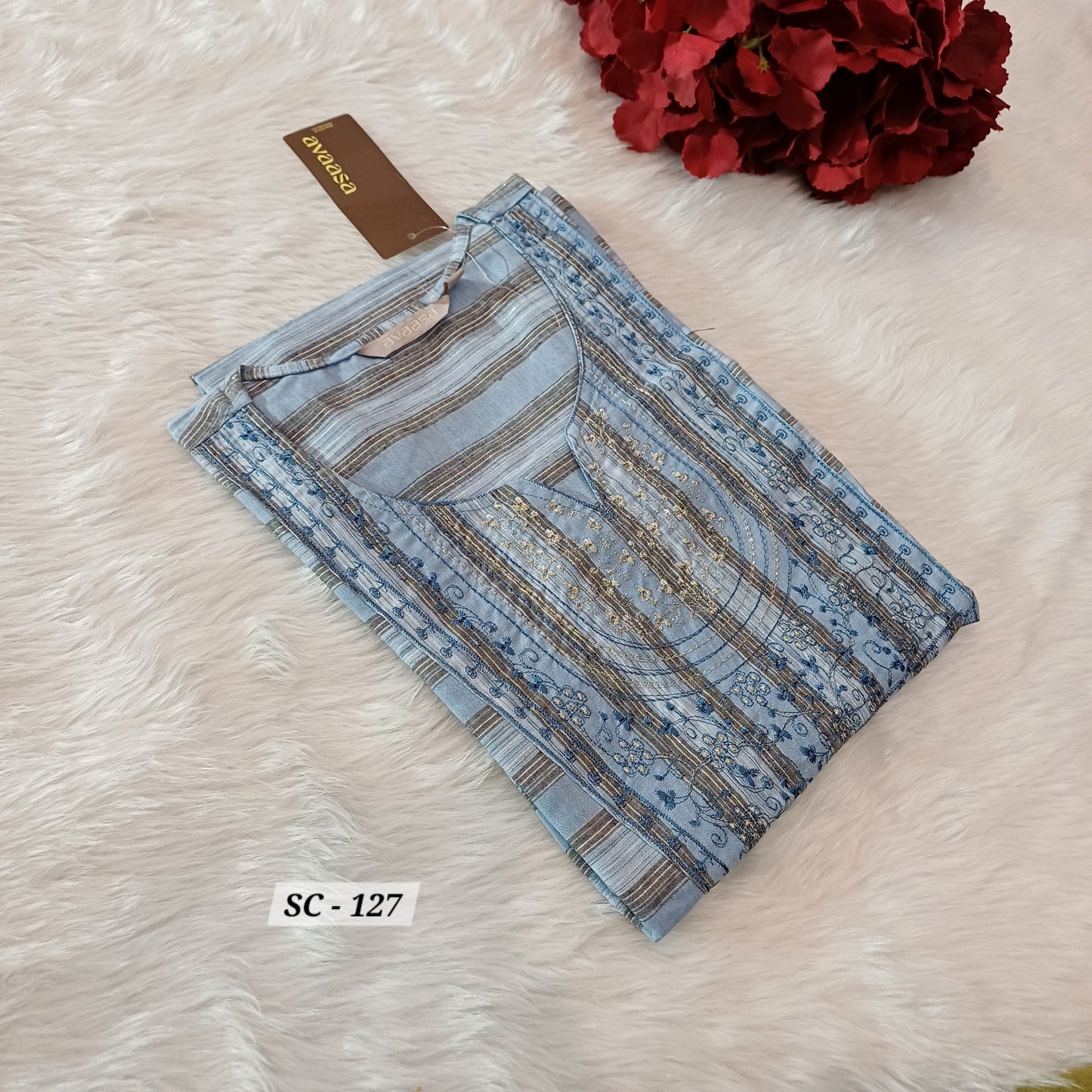 LIGHT BLUE KURTI