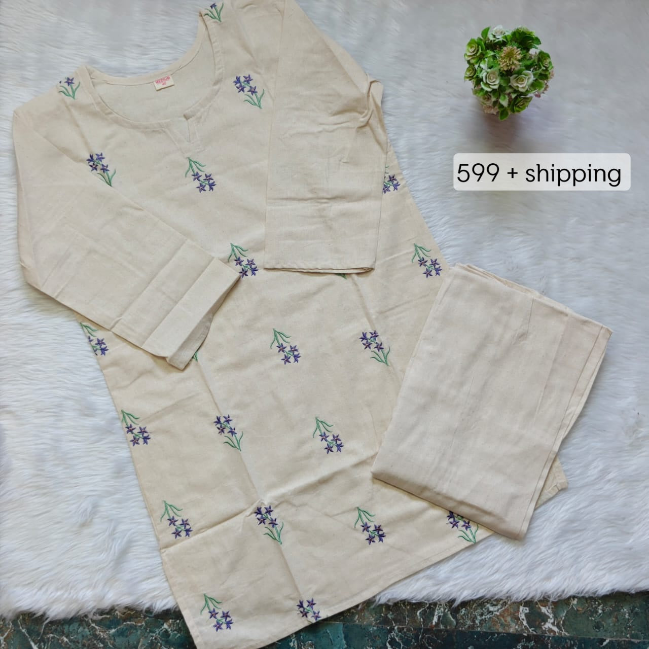 KHADI TINY FLORAL CORD