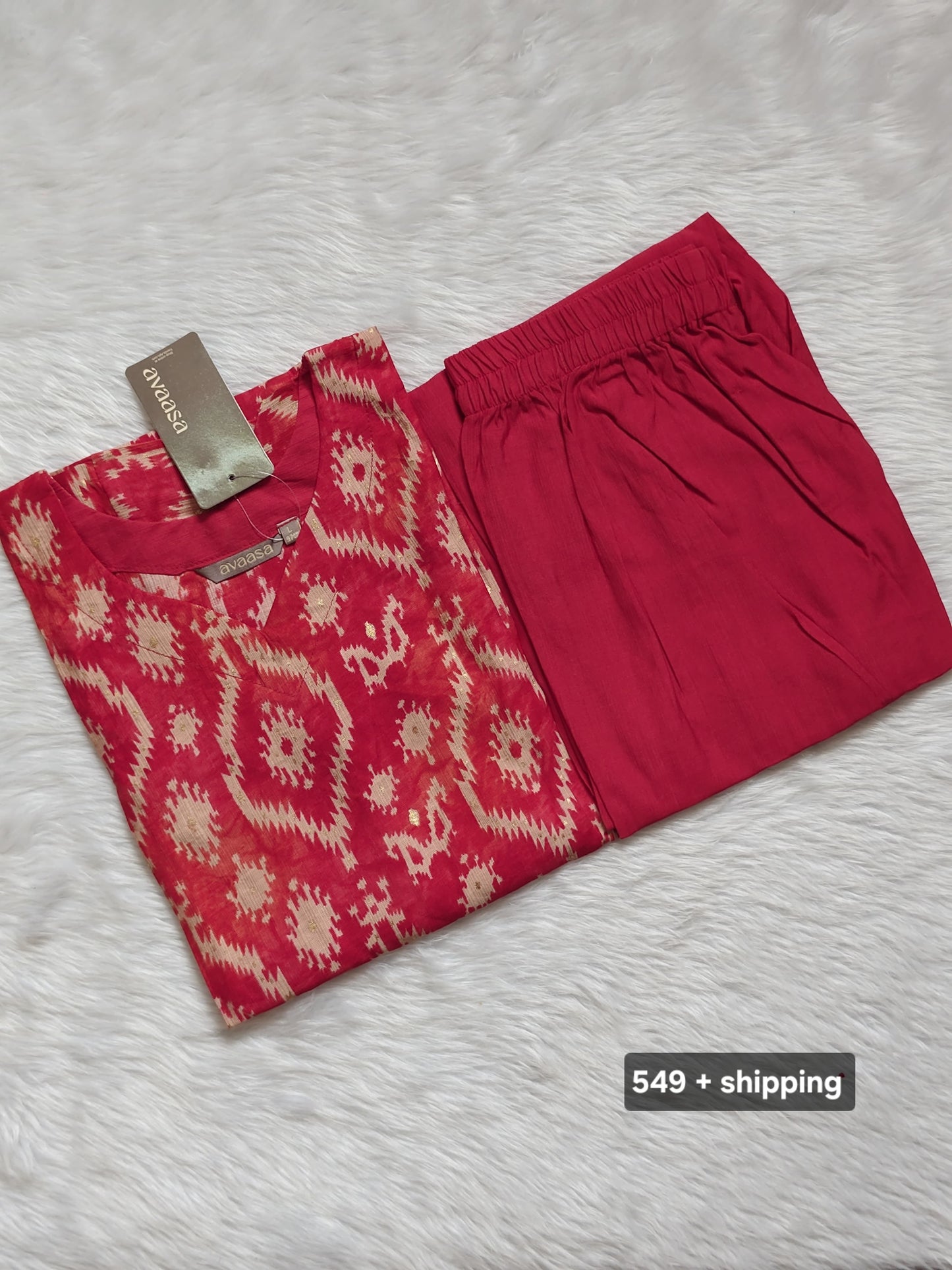RED PINK COMBO CORD