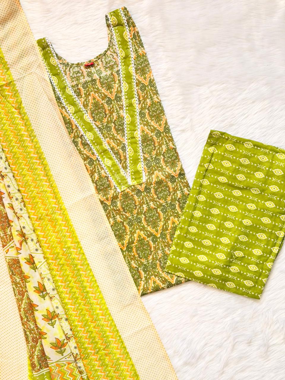 GREEN FAM COTTON SET