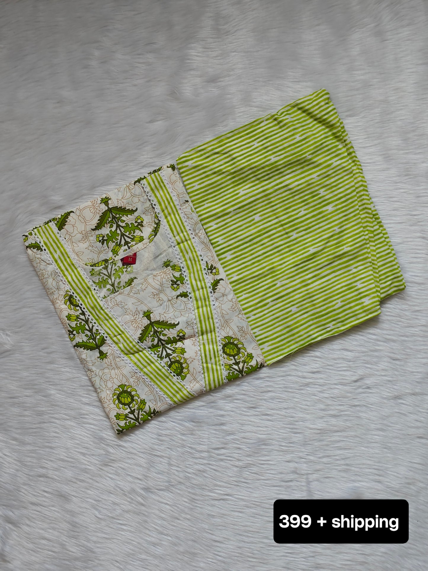 LIME GREEN COTTON CORD