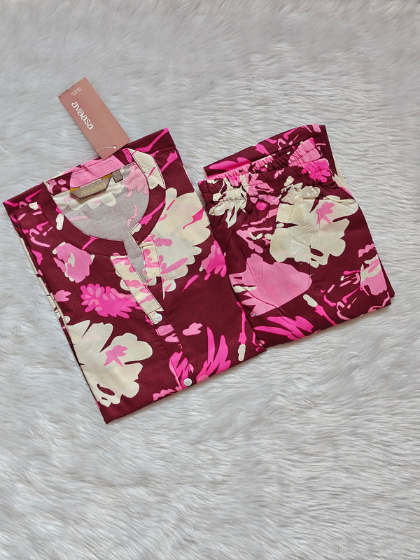 FLORAL ROSE RAYON CORD