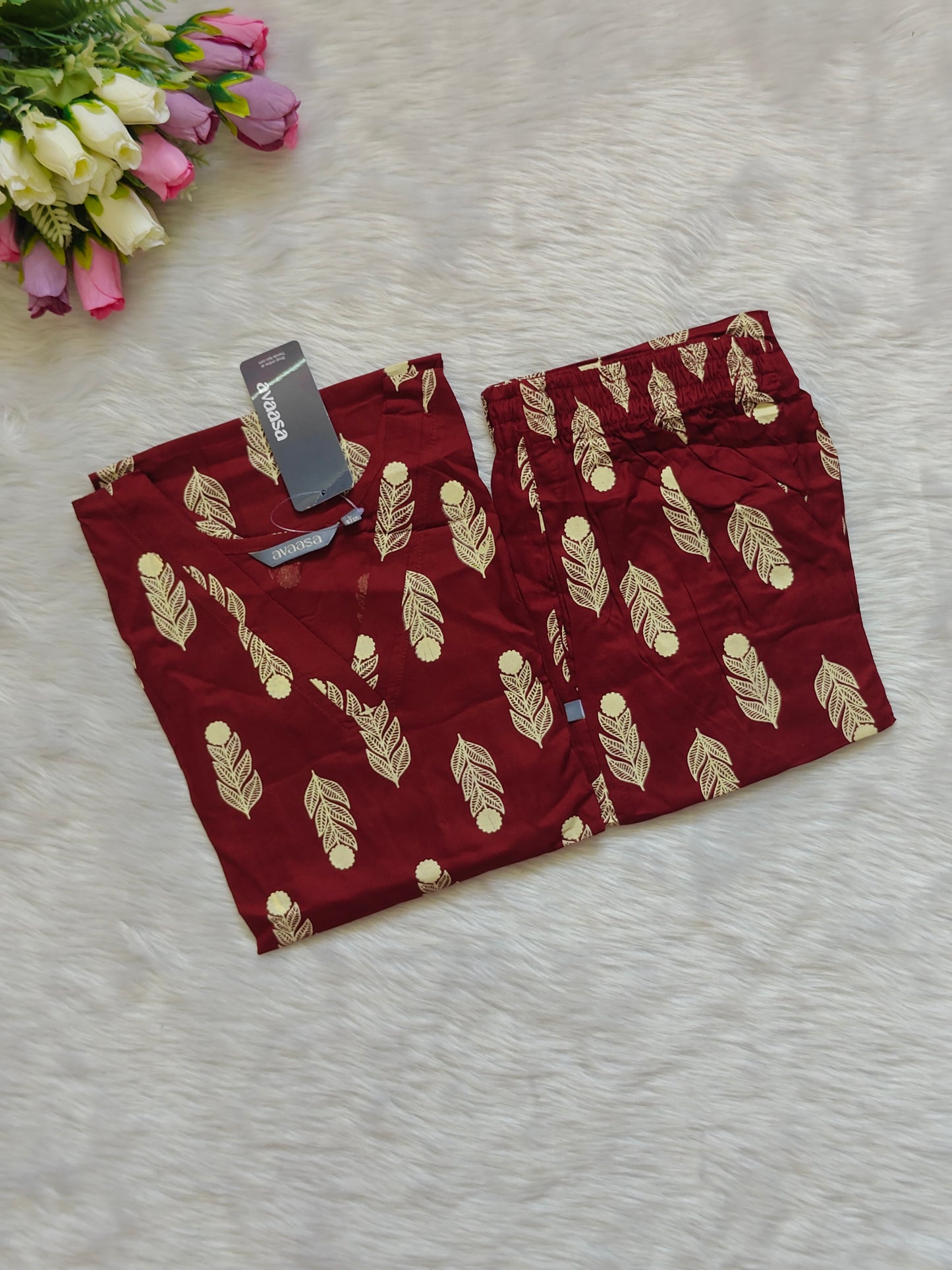 DARK MAROON RAYON CORD