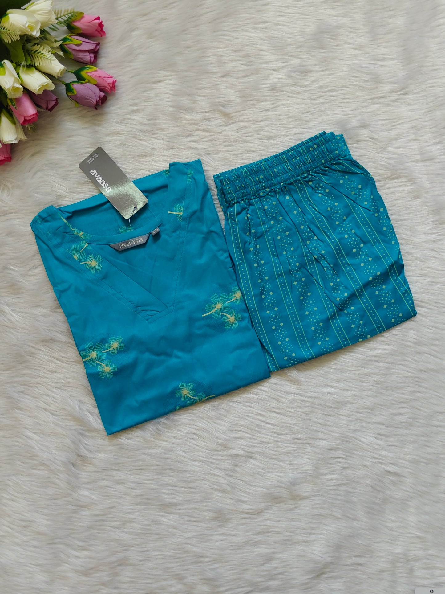 TURQUOISE BLUE RAYON CORD