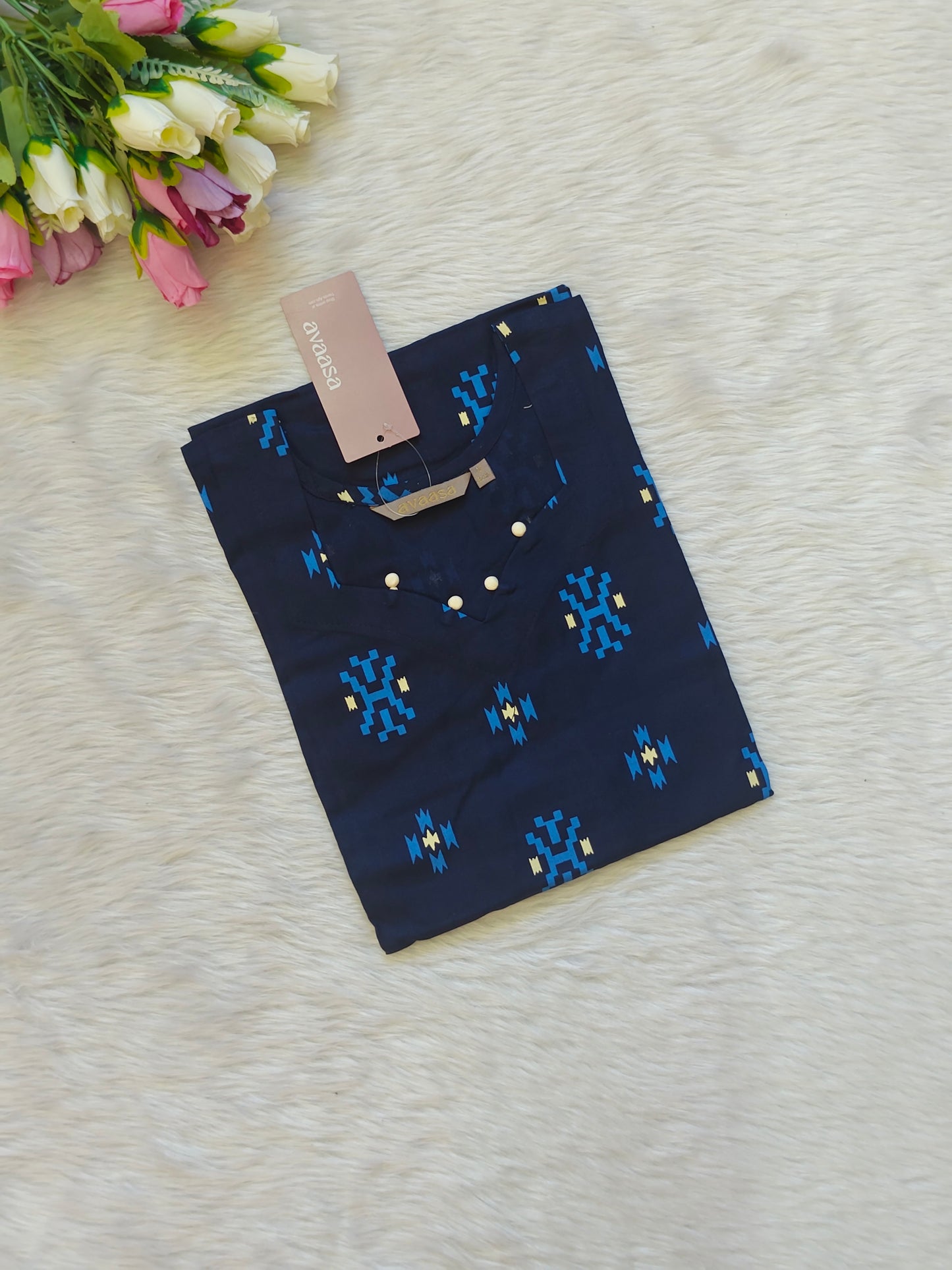 NAVY BLUE KURTI