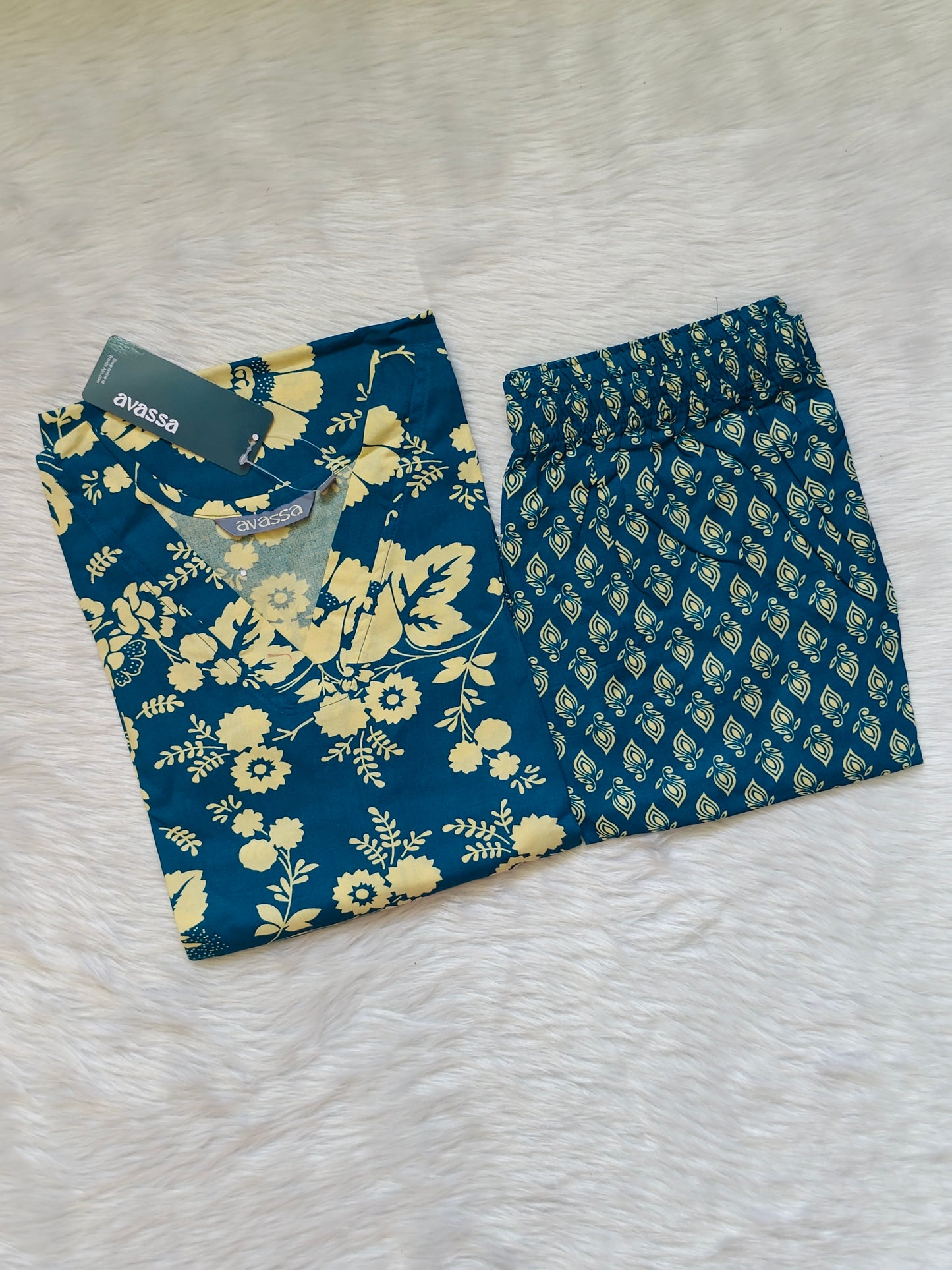PEACOCK BLUE RAYON CORD