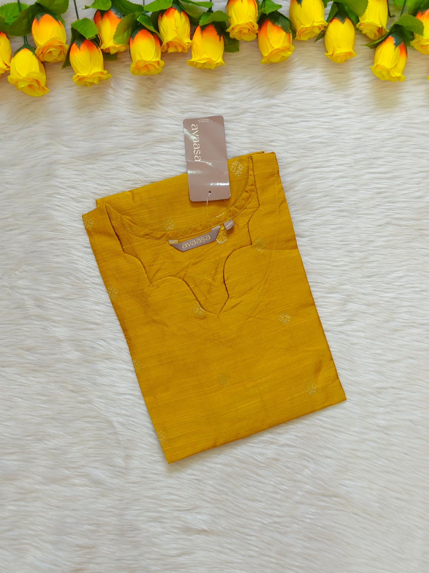 MUSTARD YELLOW KURTI
