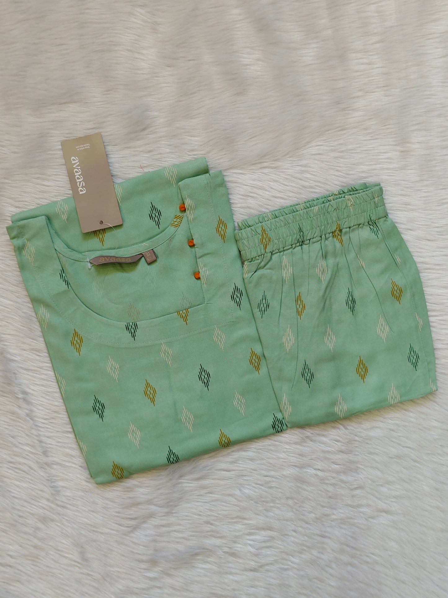 PASTEL GREEEN IKET RAYON CORD