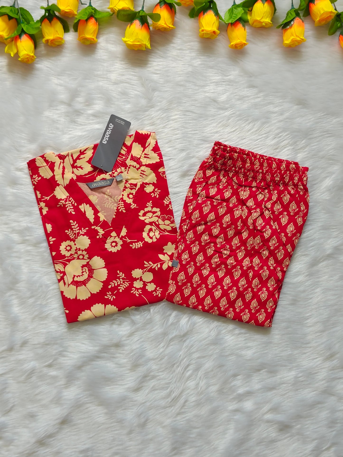 BLOOD RED RAYON CORD
