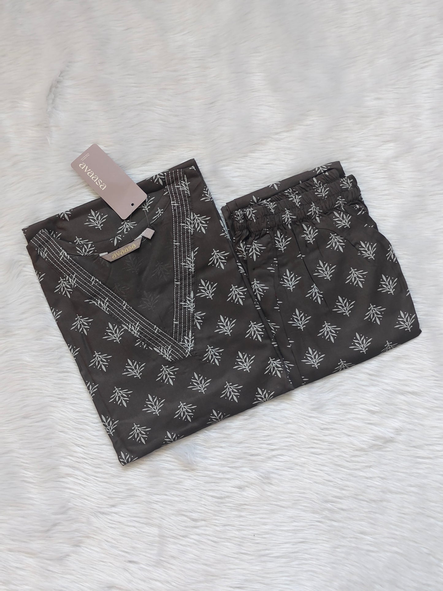 GREY RAYON CORD