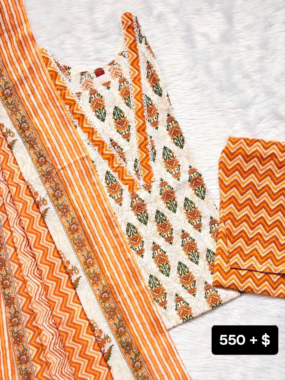 SAFFRON COTTON SET