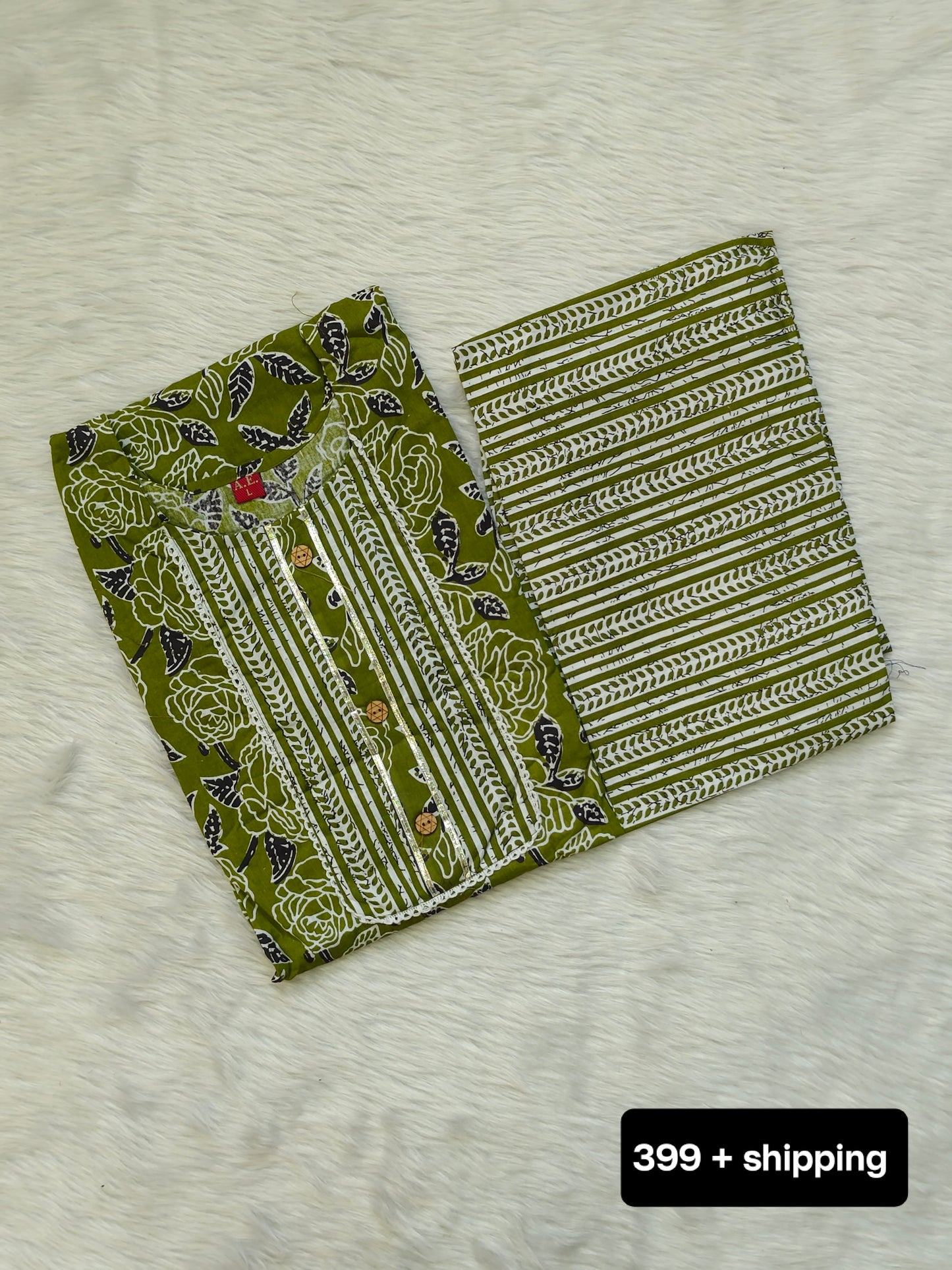 BASE GREEN COTTON CORD