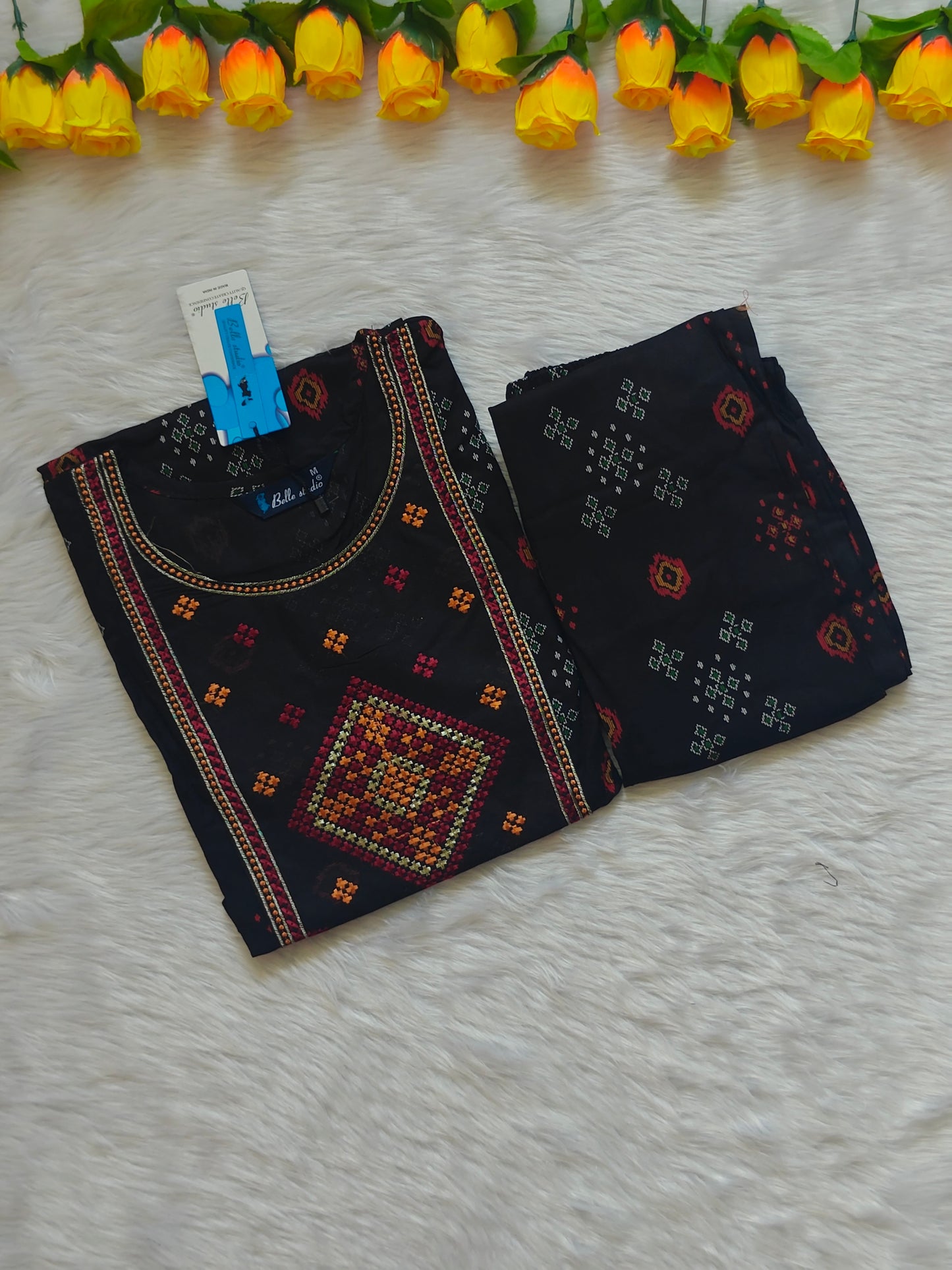 BLACK GOLD COTTON SET