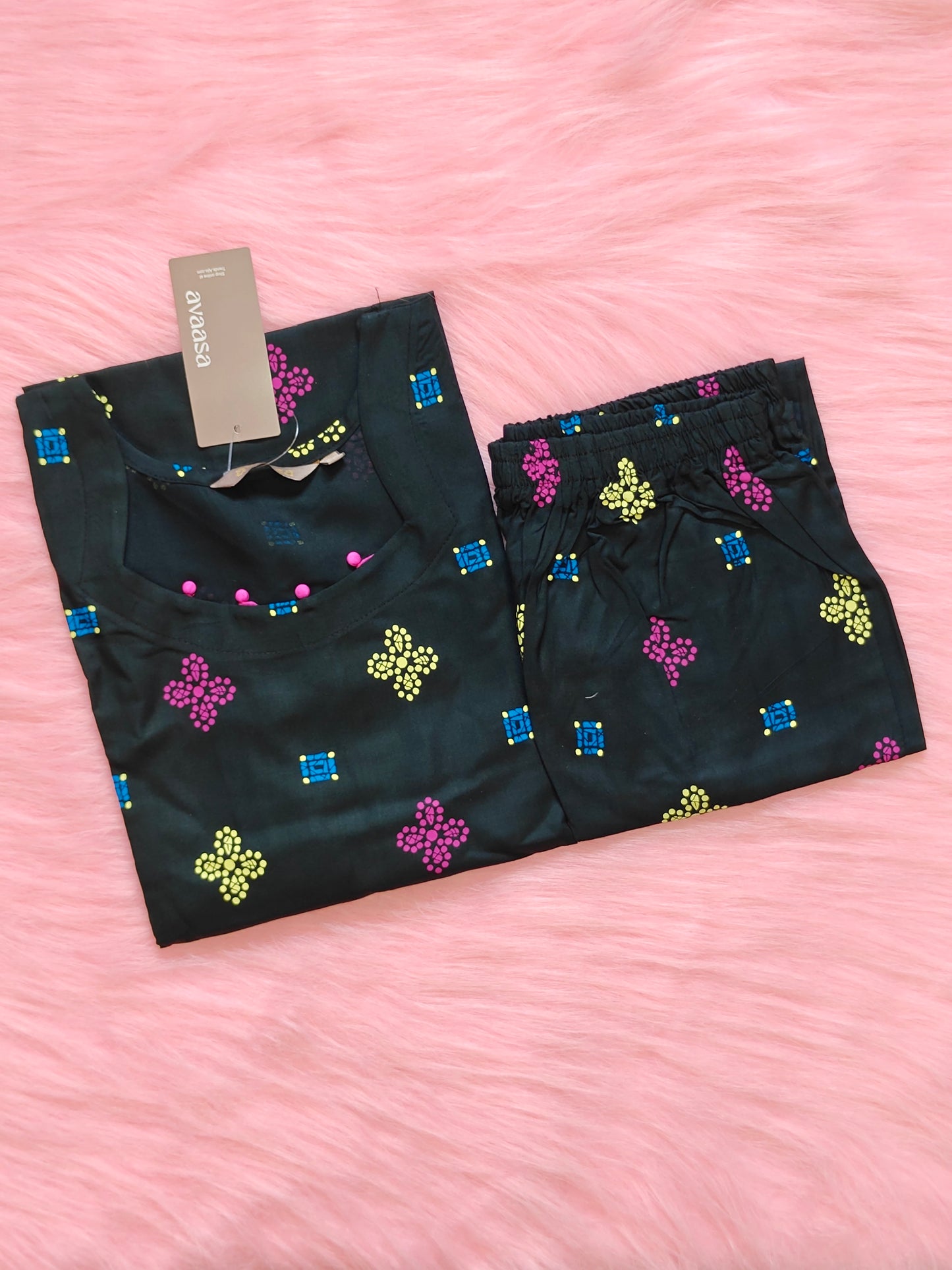 BLACK RAYON CORD