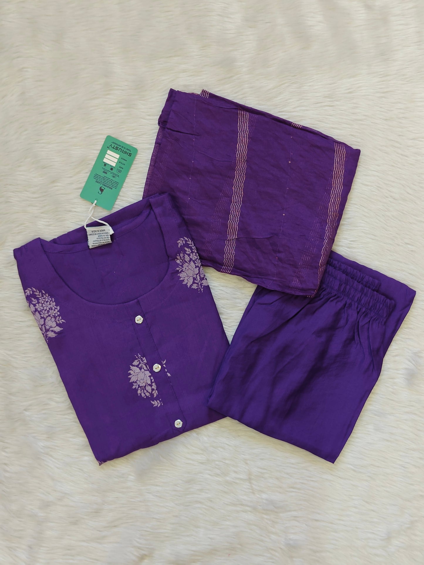 VIOLET FLORAL SET