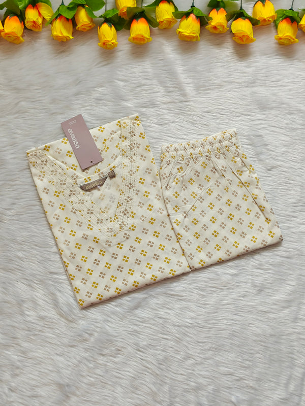 WHITE GOLD RAYON CORD
