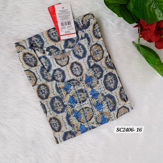 INDIGO LEAF KURTI