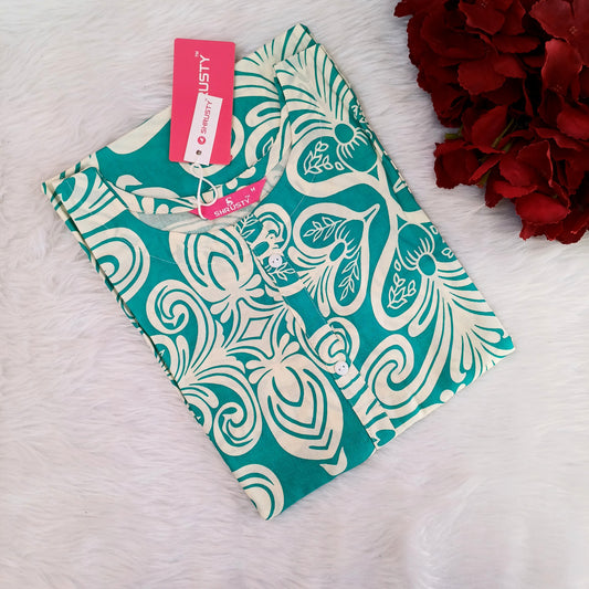 GREEN  KURTI