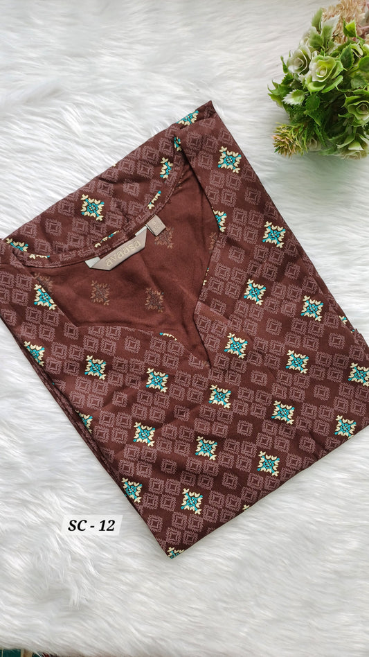 BROWN  KURTI