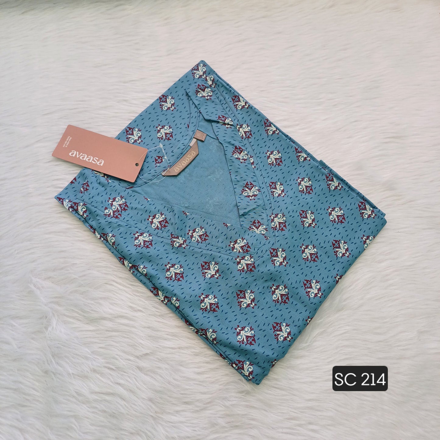 SKY BLUE KURTI