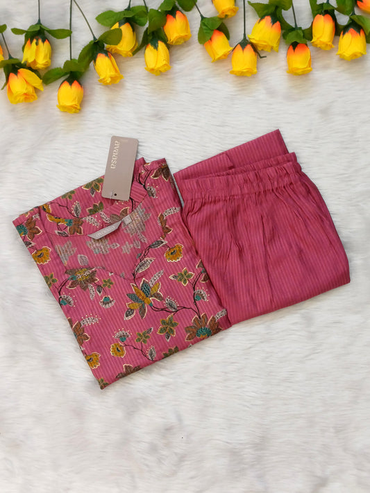 FLORAL PINK CORD
