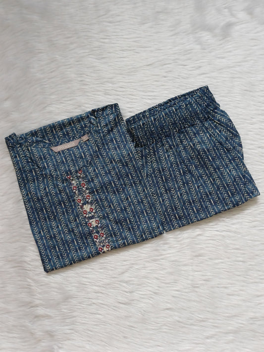 BLUE BEIGE CORD