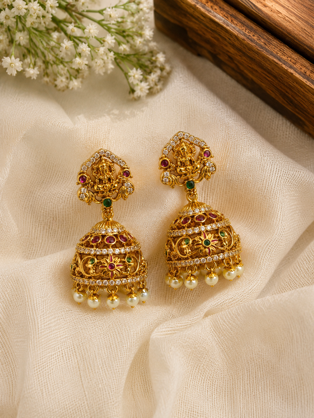 ROYAL LAKSHMI PEARL JUMKA