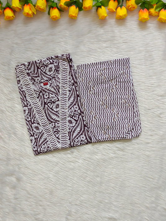 COFFEE WHITE COTTON CORD