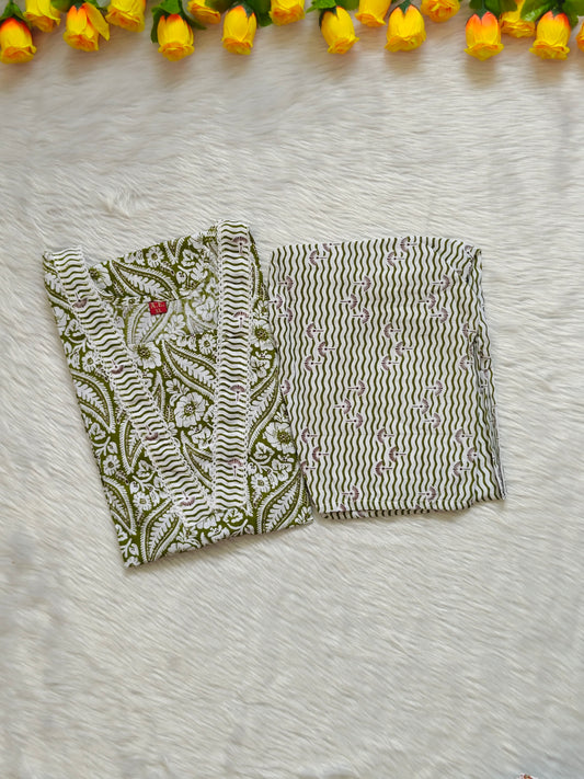 GREEN WAVE COTTON CORD