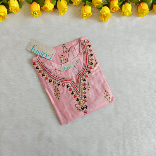 SOFT PINK KURTI