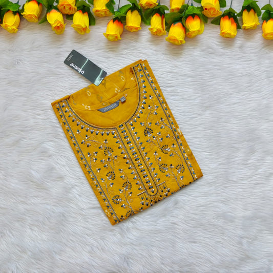 YELLOW  KURTI