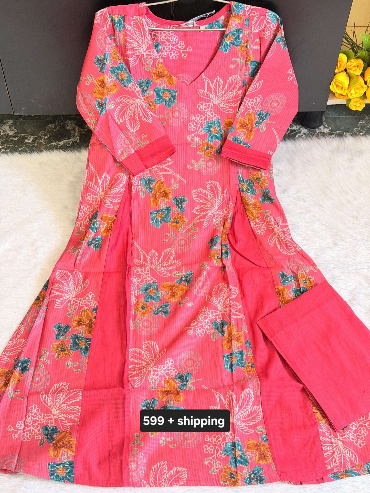 DARK PINK ALINE CORD