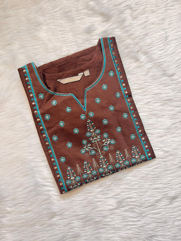 BROWN KURTI