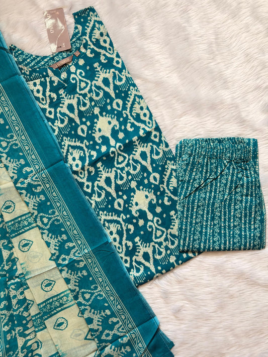 GREENISH BLUE SET