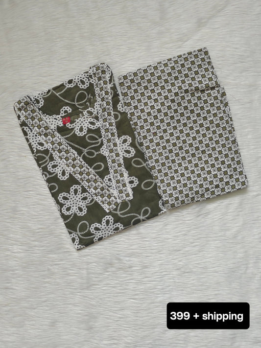 DARK OLIVE GREEN COTTON CORD