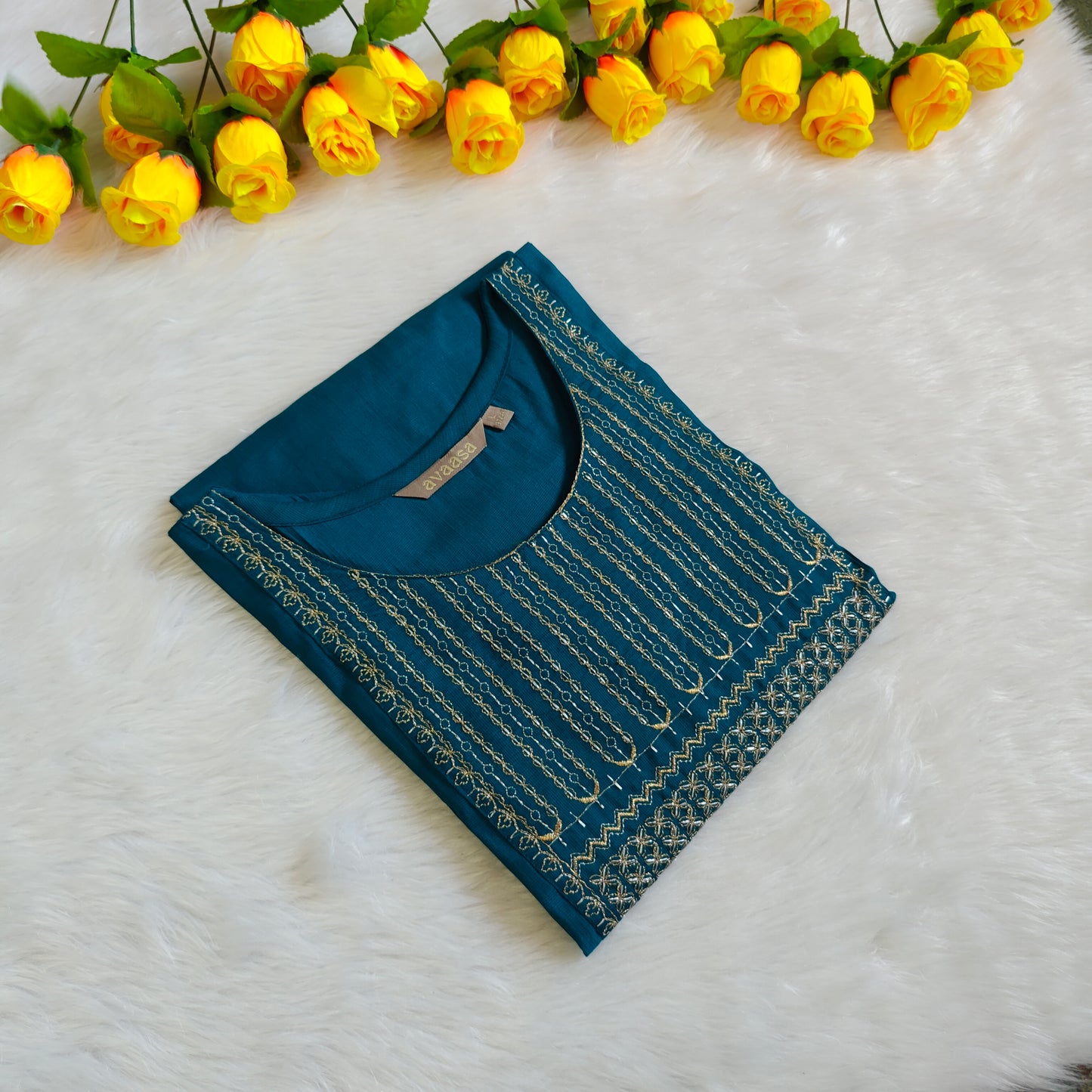 TEAL GRAND KURTI