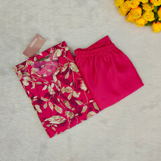 PINK FLORAL CORD