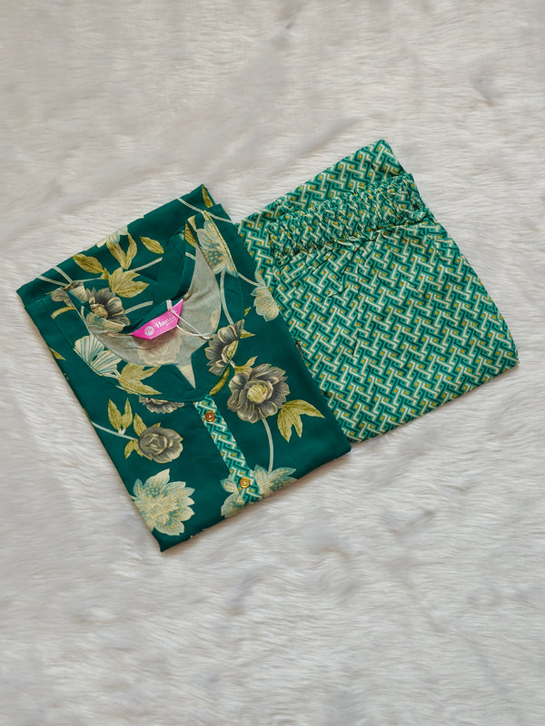 TREE GREEN RAYON CORD