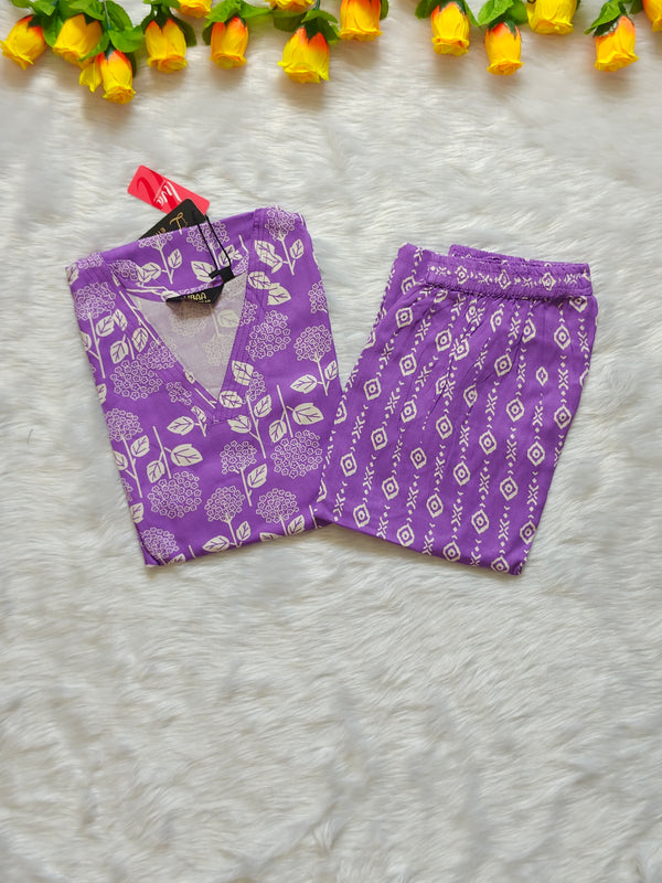 LIGHT VOILET RAYON CORD