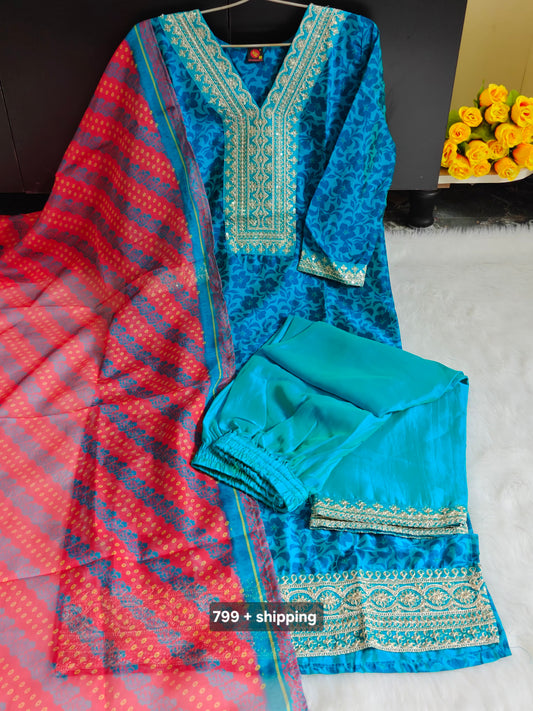 GREEN-BLUE SET