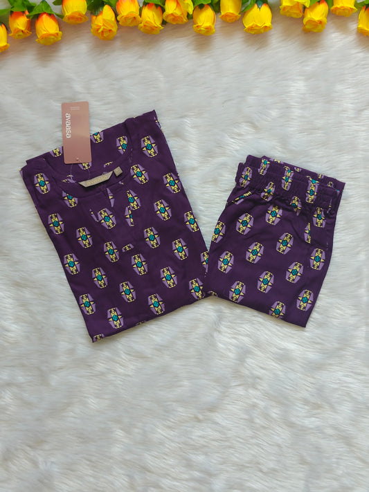 PLUM PURPLE RAYON CORD
