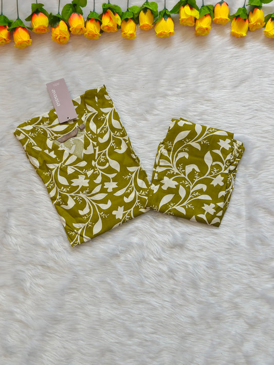 DARK LEAF GREEN RAYON CORD