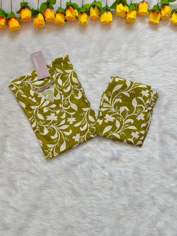 DARK LEAF GREEN RAYON CORD