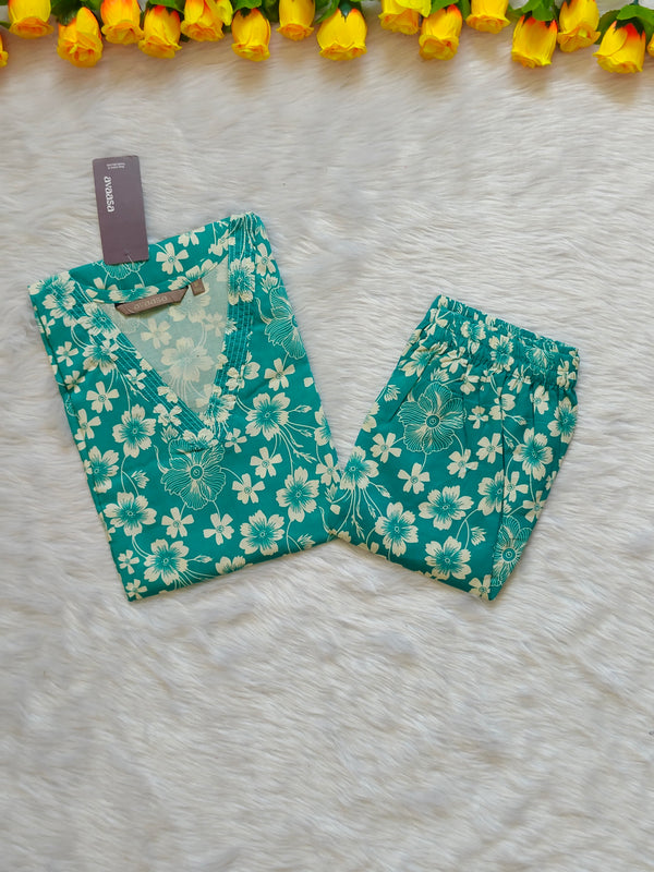 SEA GREEN RAYON CORD