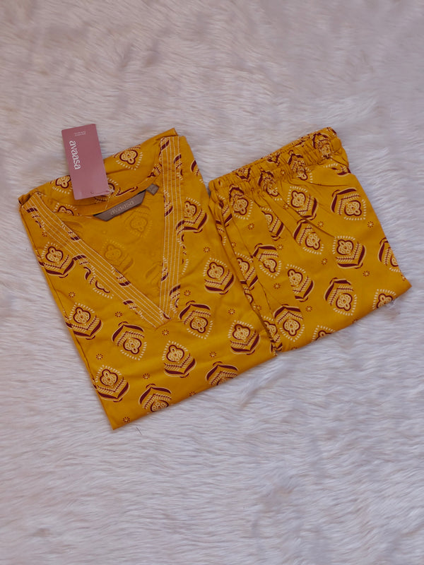 DARK YELLOW RAYON CORD