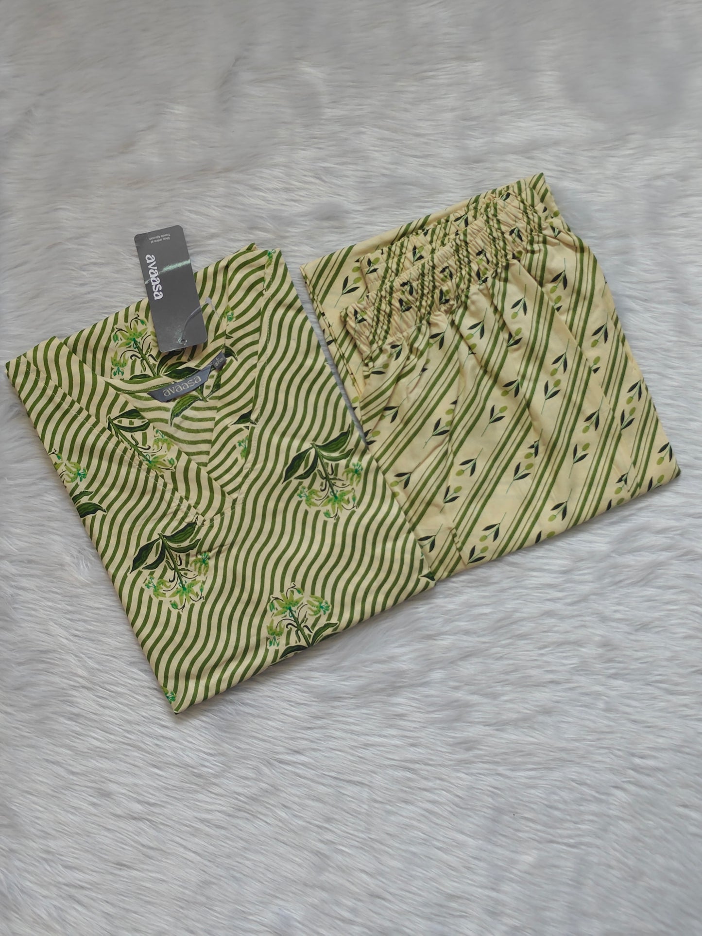 WHITE MINT RAYON CORD