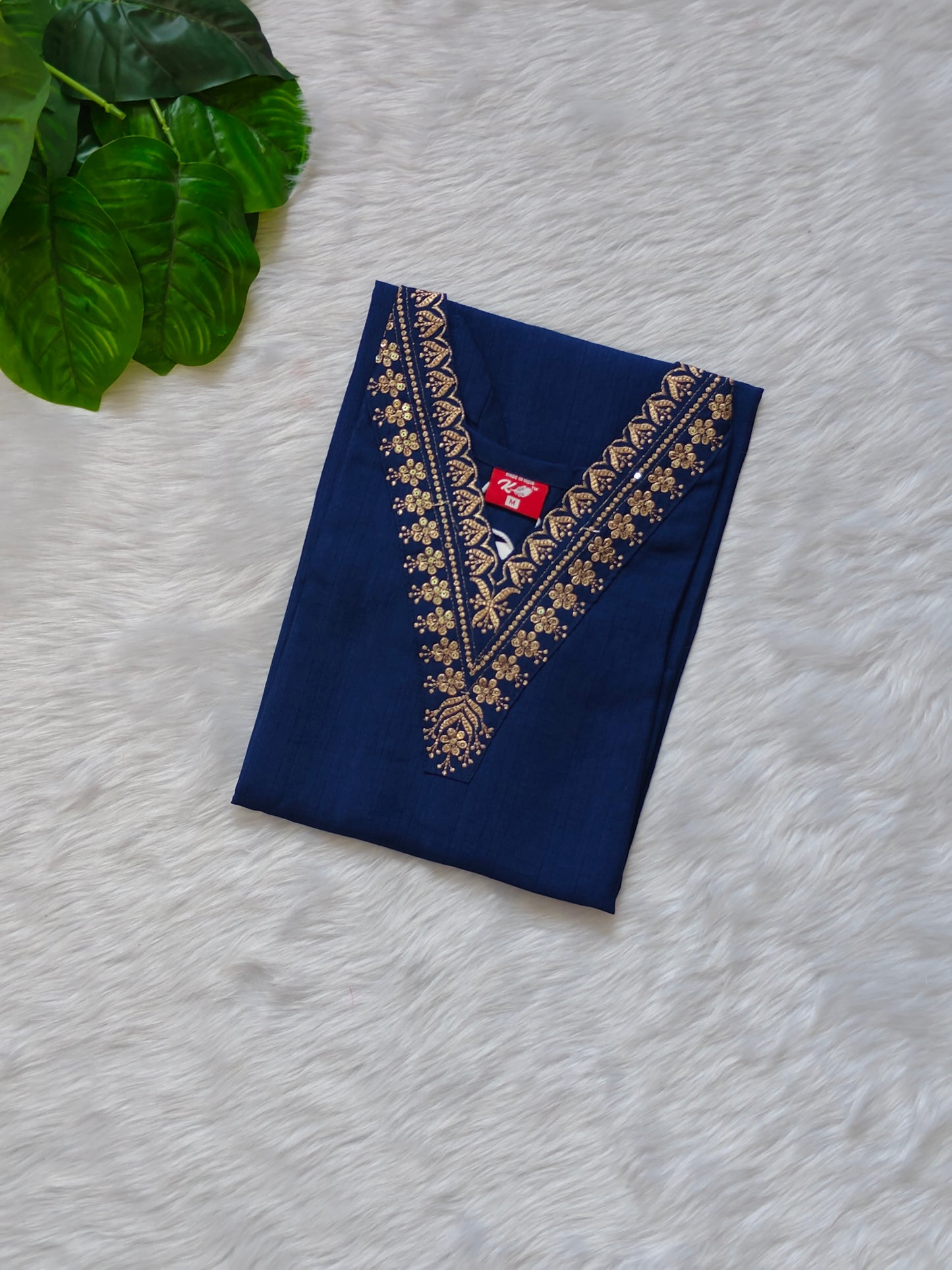 CYAN BLUE KURTI