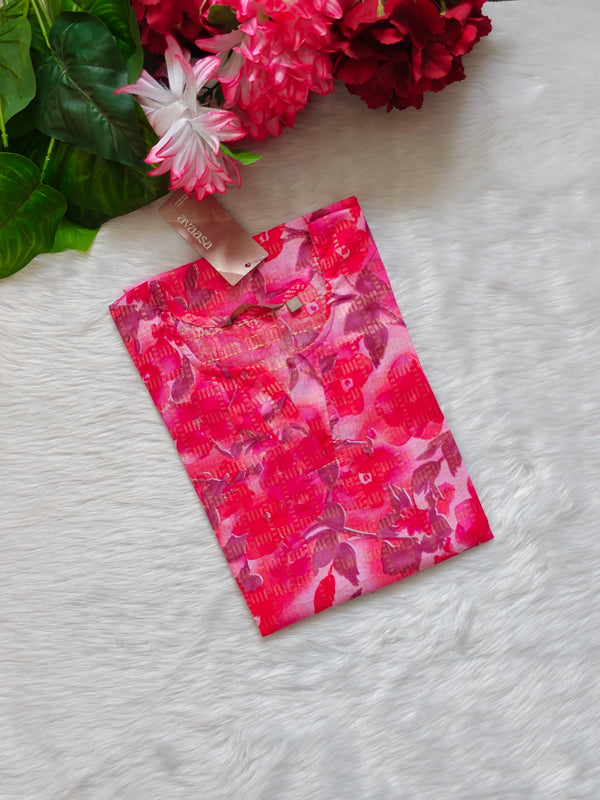 DARK PINK KURTI