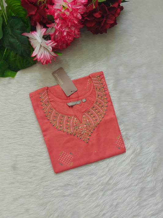 BABY PINKISH KURTI